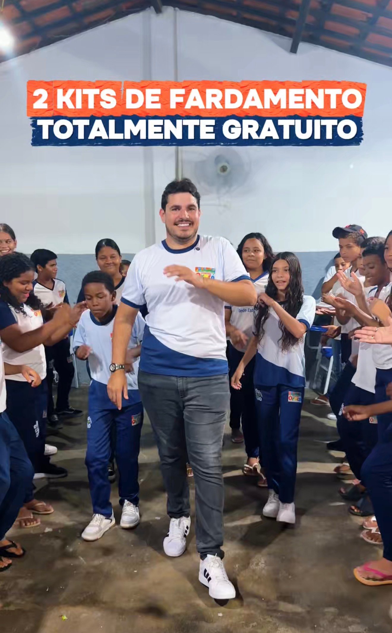 Prefeito Ismael Lira garante fardamento escolar gratuito pelo segundo ano consecutivo em Orocó