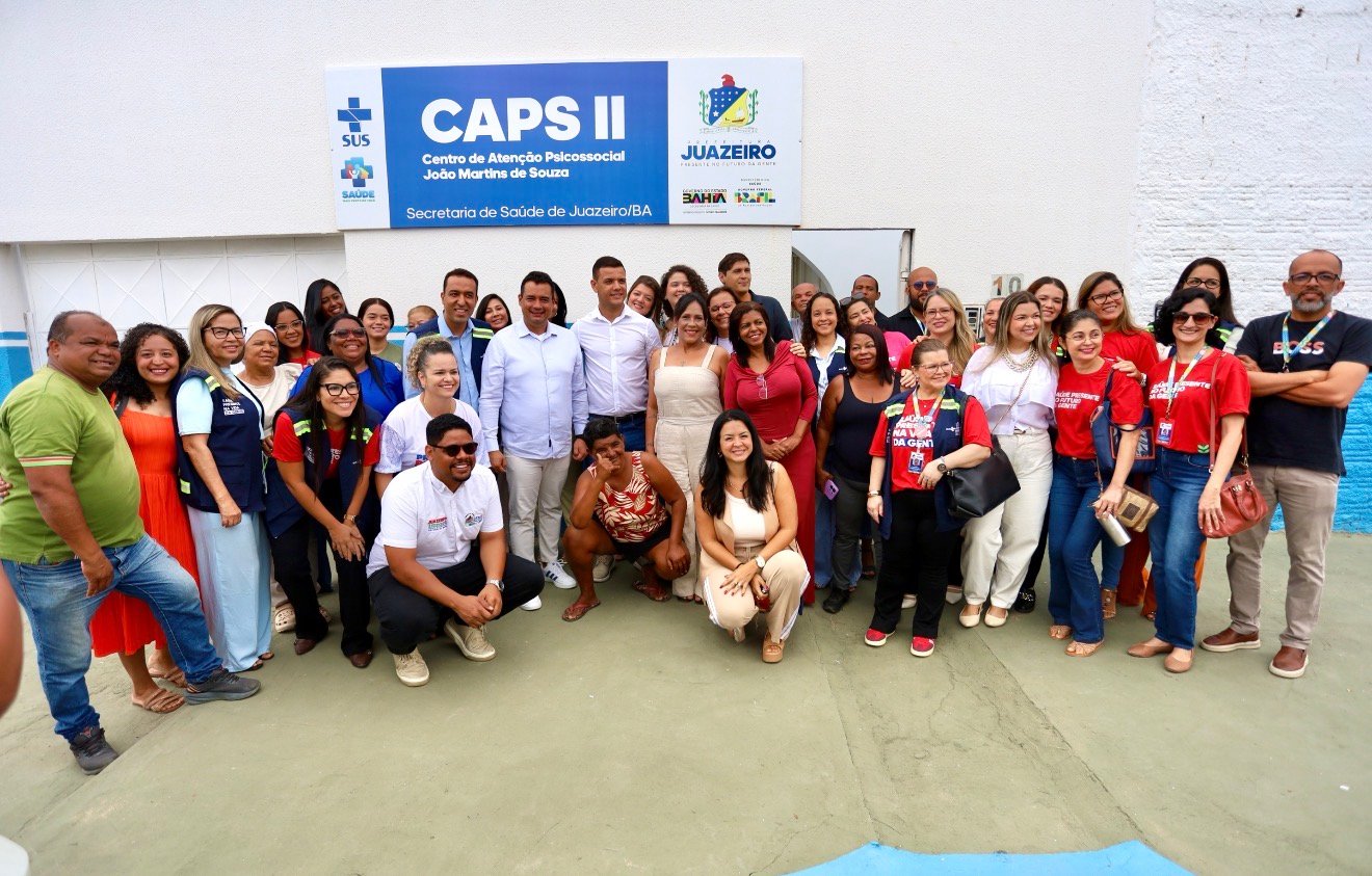 Prefeito Andrei acompanha avanços no CAPS II e reforça compromisso com a saúde mental em Juazeiro