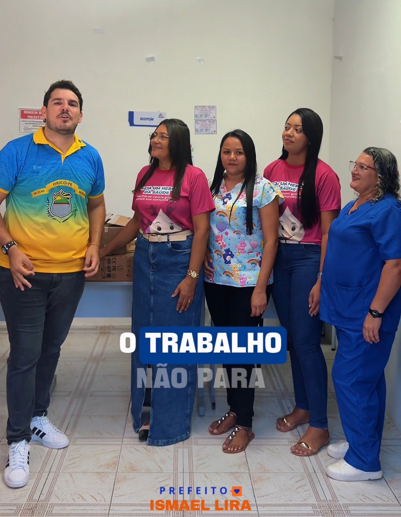 Prefeito Ismael Lira em parceria com a governadora Raquel Lyra fortalece salas de vacinação com novos computadores e amplia qualidade no atendimento em Orocó