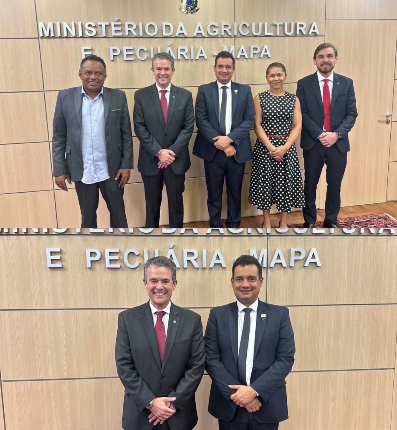 Ministro da Agricultura, André de Paula recebe Andrei prefeito de Juazeiro – BA, para apresentar ações voltadas para os agricultores do município