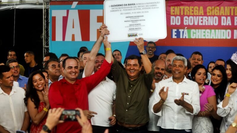 São Gabriel recebe ordem de serviço para ampliação da pavimentação da BA-435