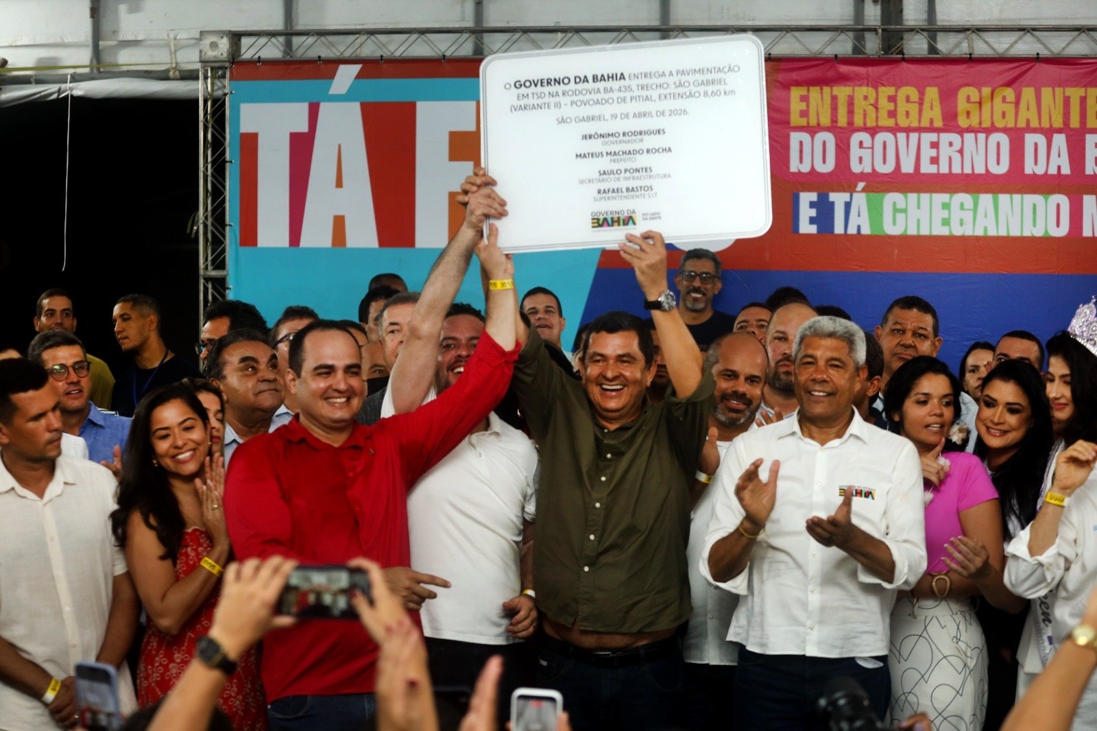 São Gabriel recebe ordem de serviço para ampliação da pavimentação da BA-435