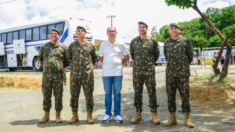 Prefeitura oferece diversos serviços gratuitos à população no Parque Nacional dos Guararapes