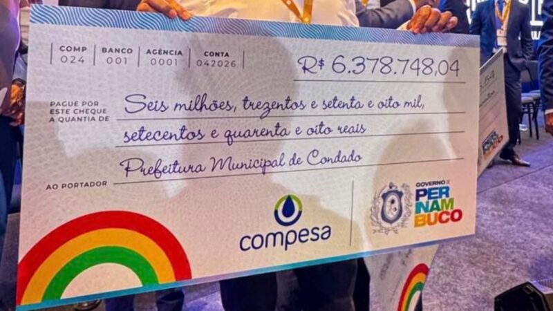 Albino Silva comemora repasse de mais de R$ 6 milhões para Condado