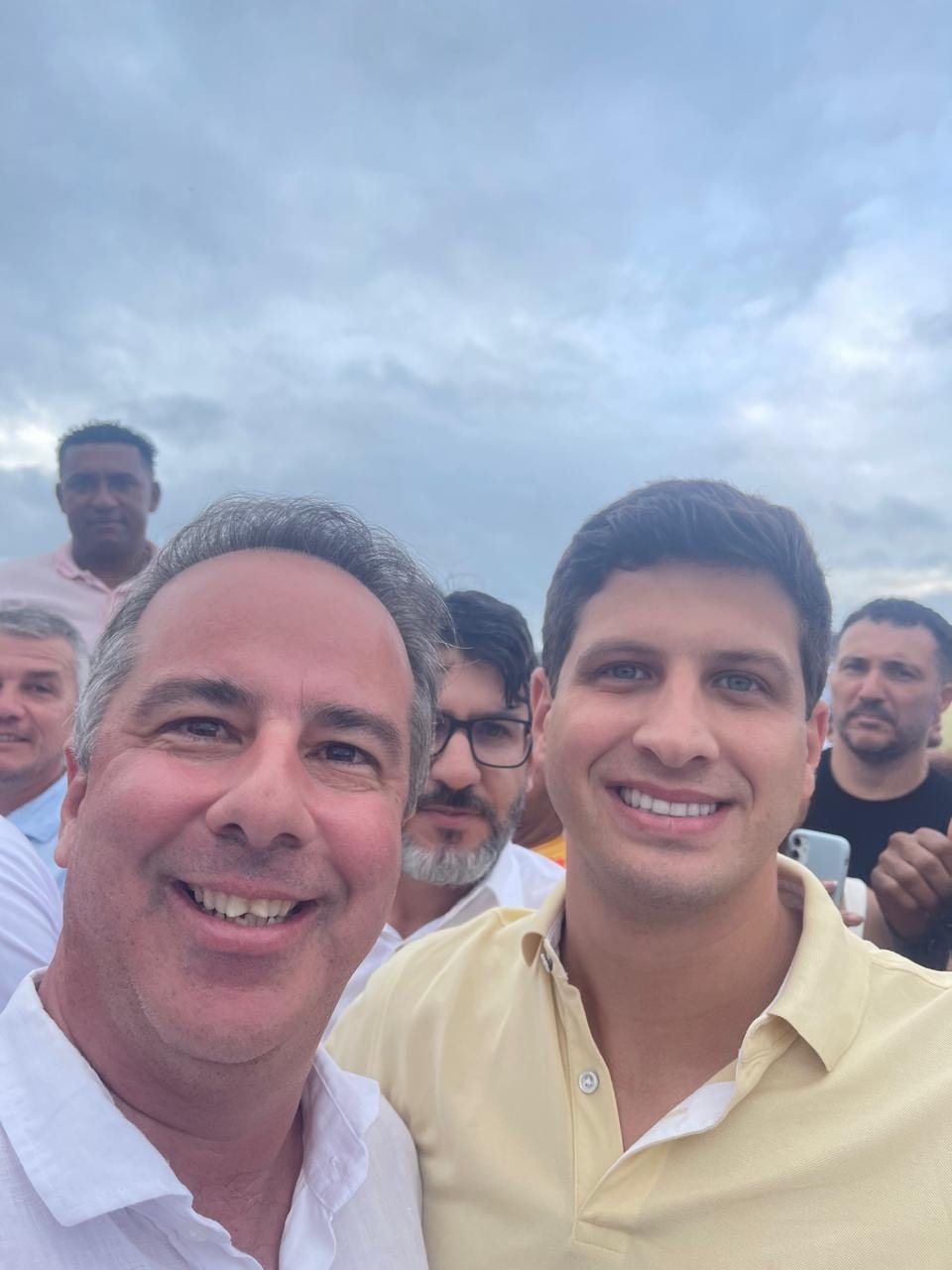 Marcello Maranhão se reúne com João Campos em evento da família Porto em Canhotinho