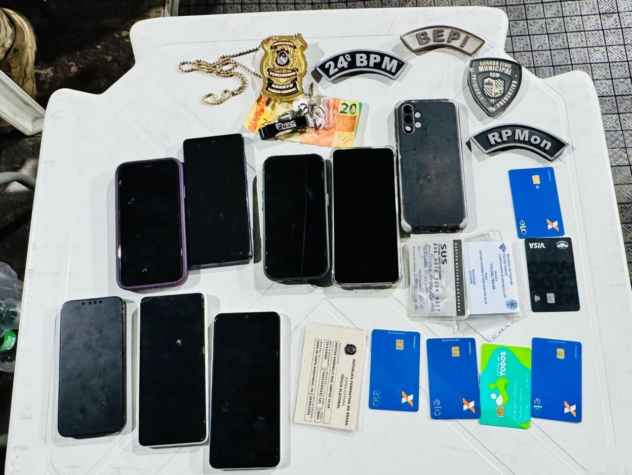 Eficiência na Segurança: Ação rápida da polícia recupera celulares e prende suspeito no FJT de Toritama