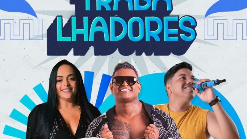 Sheldon, Amanda Ferraz e Ramon Diego se apresentam nesta sexta-feira (1º) na Festa dos Trabalhadores em Vicência
