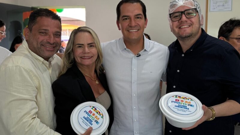 Prefeita Delegada Thatianne inaugura primeira Cozinha Comunitária de Palmeirina