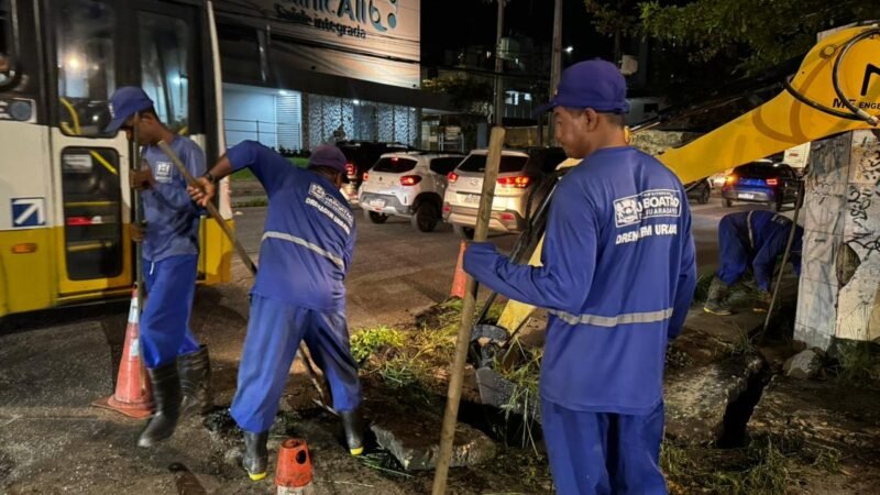 Operação Inverno do Jaboatão segue firme durante o dia e avança pela madrugada para minimizar impactos das chuvas