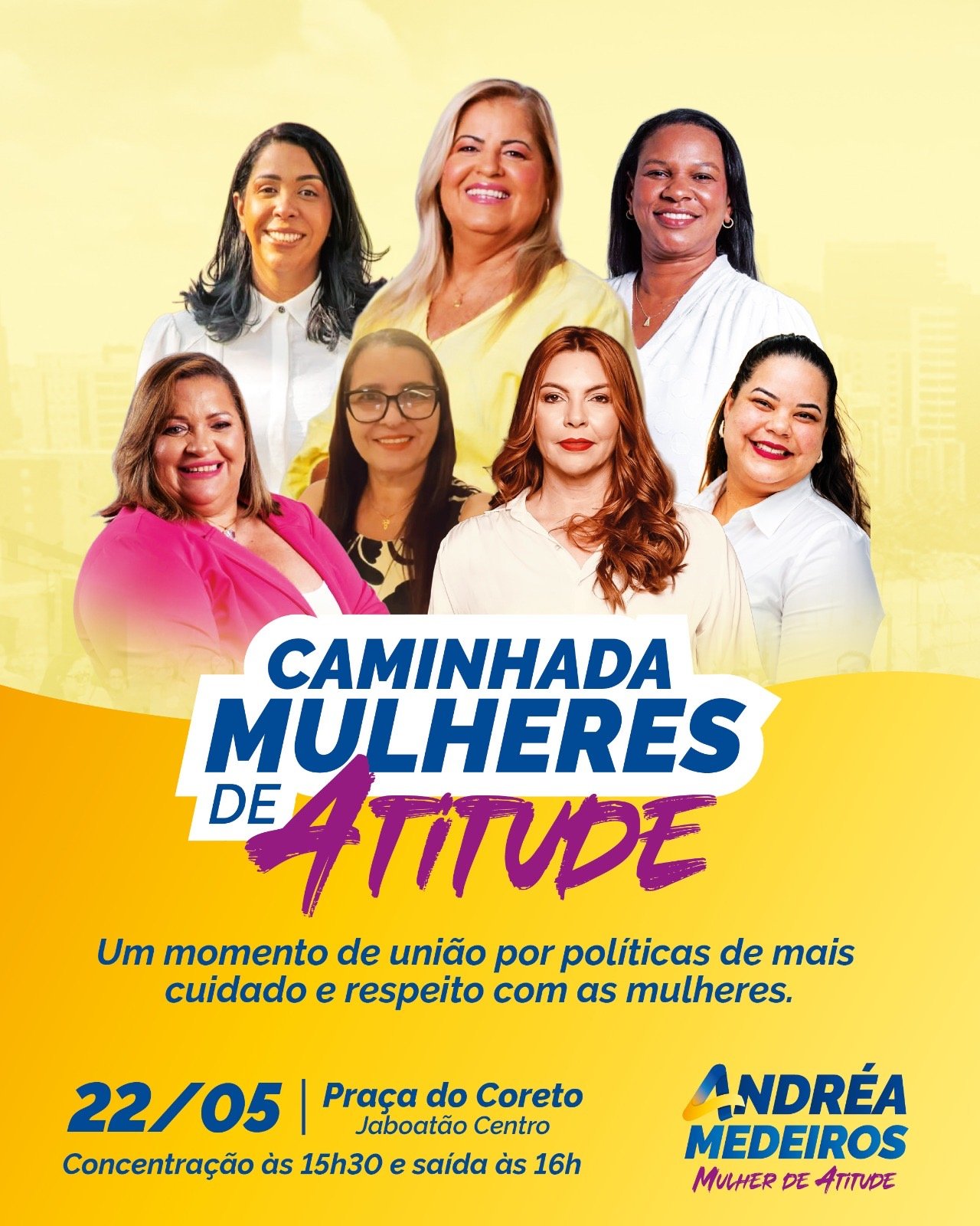 Jaboatão recebe Caminhada Mulheres de Atitude nesta sexta-feira (22)