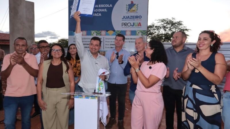Prefeito Andrei Gonçalves garante reconstrução da Escola João Dias no Salitre e reafirma compromisso com a educação do interior de Juazeiro