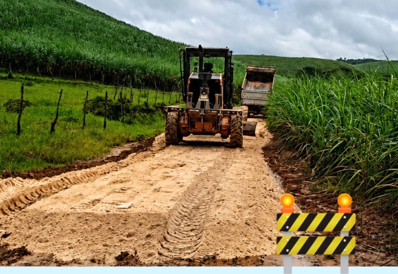 Estrada da Barragem em Xexéu passa por manutenção para melhorar o escoamento rural