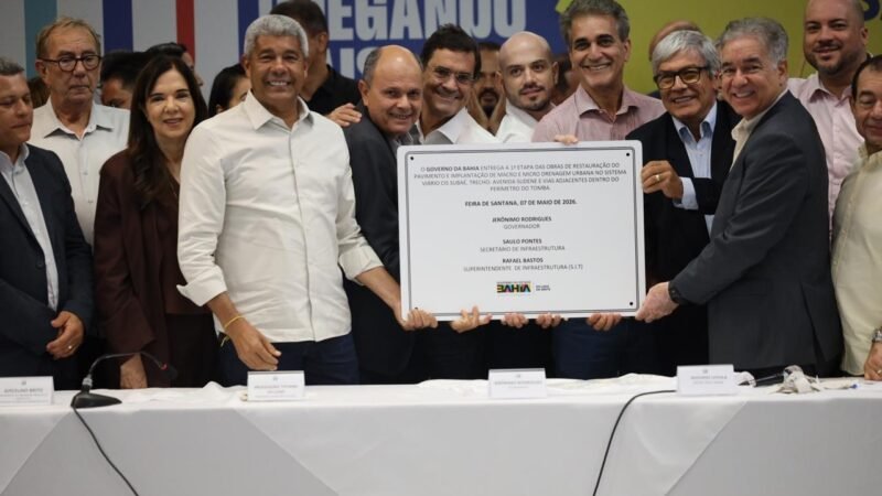 Governo do Estado entrega primeira etapa de obras no Centro Industrial de Subaé e anuncia novos investimentos em Feira de Santana