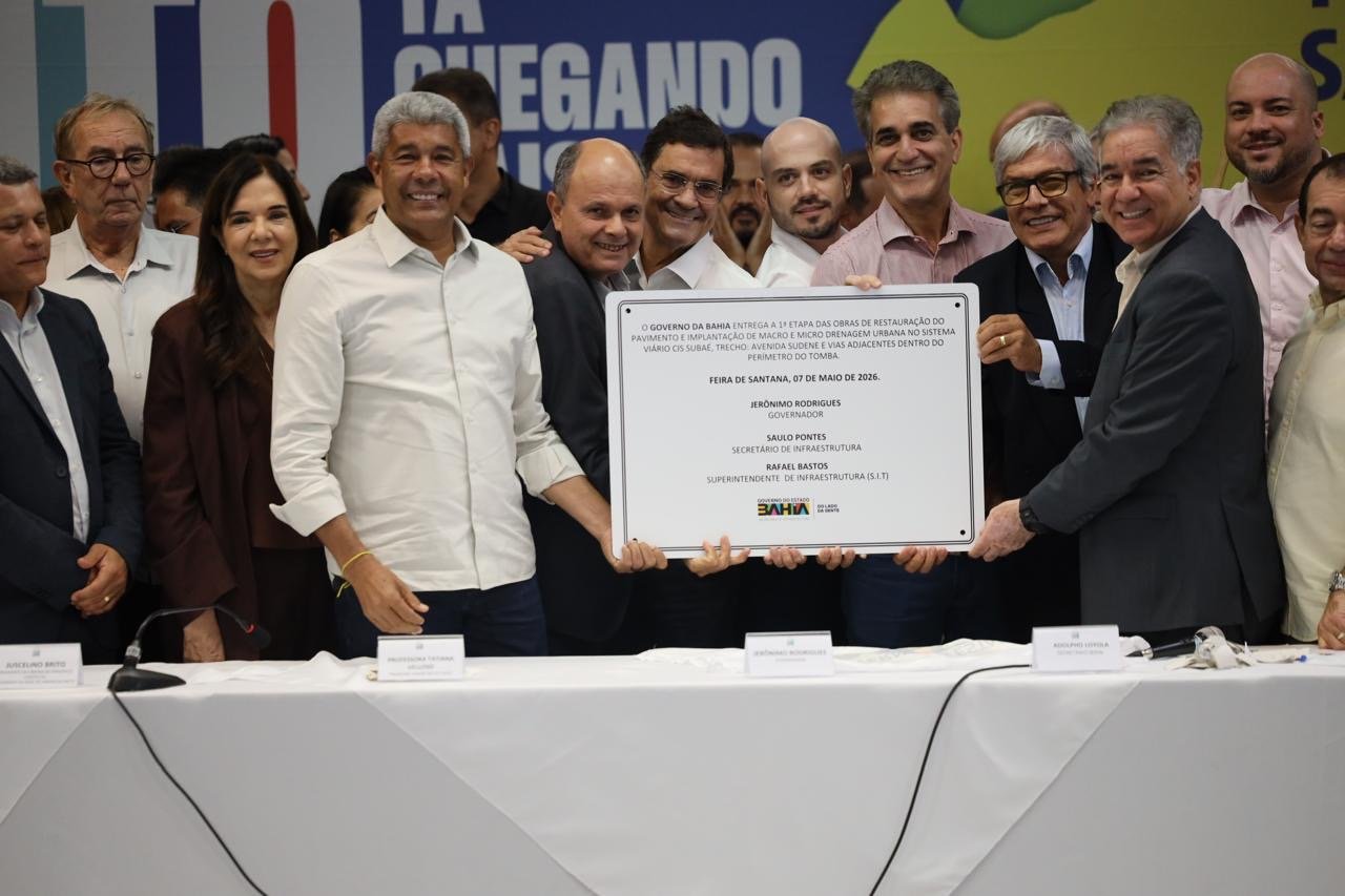 Governo do Estado entrega primeira etapa de obras no Centro Industrial de Subaé e anuncia novos investimentos em Feira de Santana