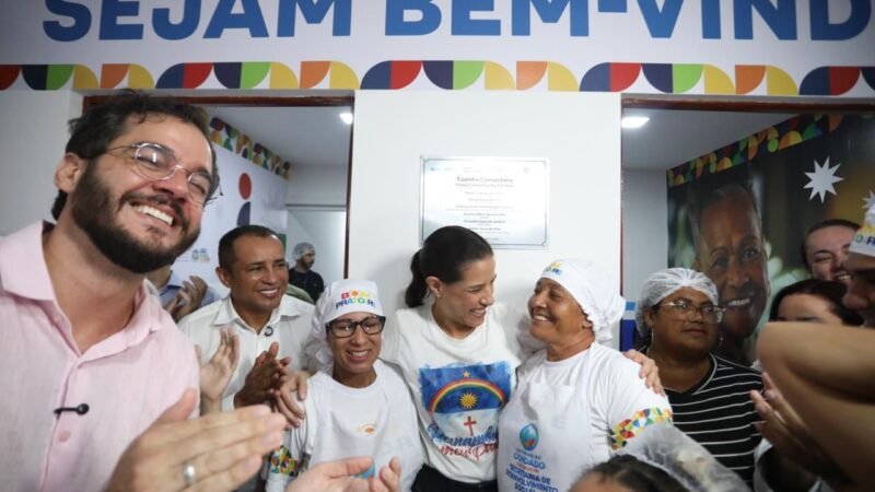 Governadora Raquel Lyra inaugura terceira Cozinha Comunitária e novo Centro de Referência da Mulher de Condado