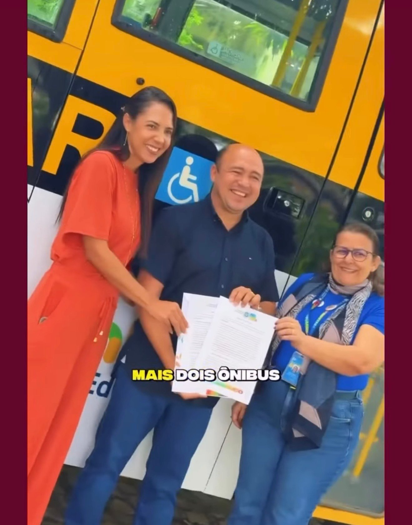 Prefeitura de Araçoiaba recebe mais 2 ônibus escolares do governo do estado de Pernambuco para reforçar a frota na educação 