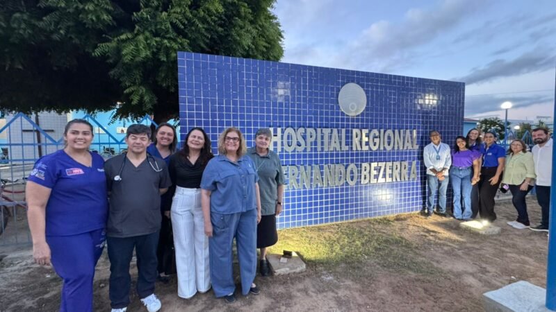Secretária estadual de Saúde visita o HRFB e conhece espaço da futura ampliação da urgência e emergência