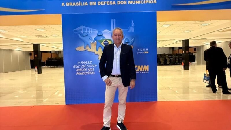 Marcelo Mesquita já está em Brasília para acompanhar os bastidores da Marcha dos Municípios