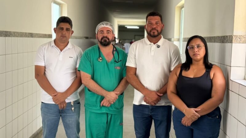 Deputado Abimael Santos fiscaliza Hospital Regional Fernando Bezerra em Ouricuri