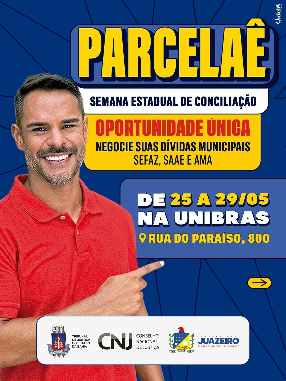 Prefeitura de Juazeiro leva serviços gratuitos, atendimentos de cidadania e negociação de débitos com descontos de até 100% na programação da Semana Estadual de Conciliação
