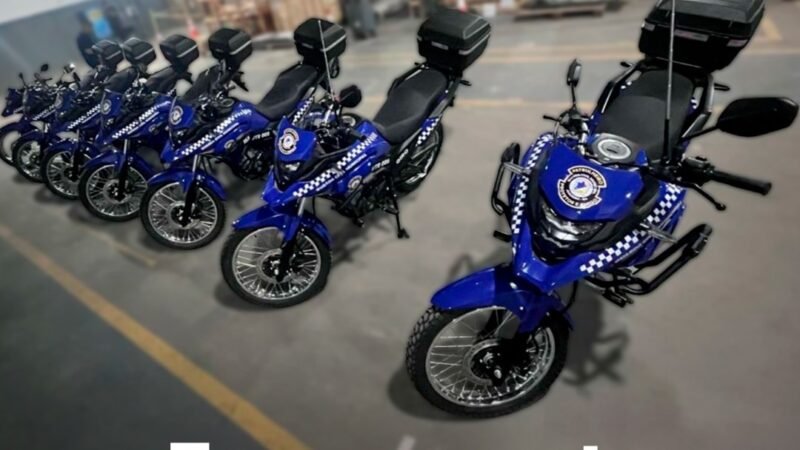 Prefeitura de Juazeiro reforça frota da GCM e reativa o GIRO com entrega de sete novas motocicletas nesta segunda-feira (8)