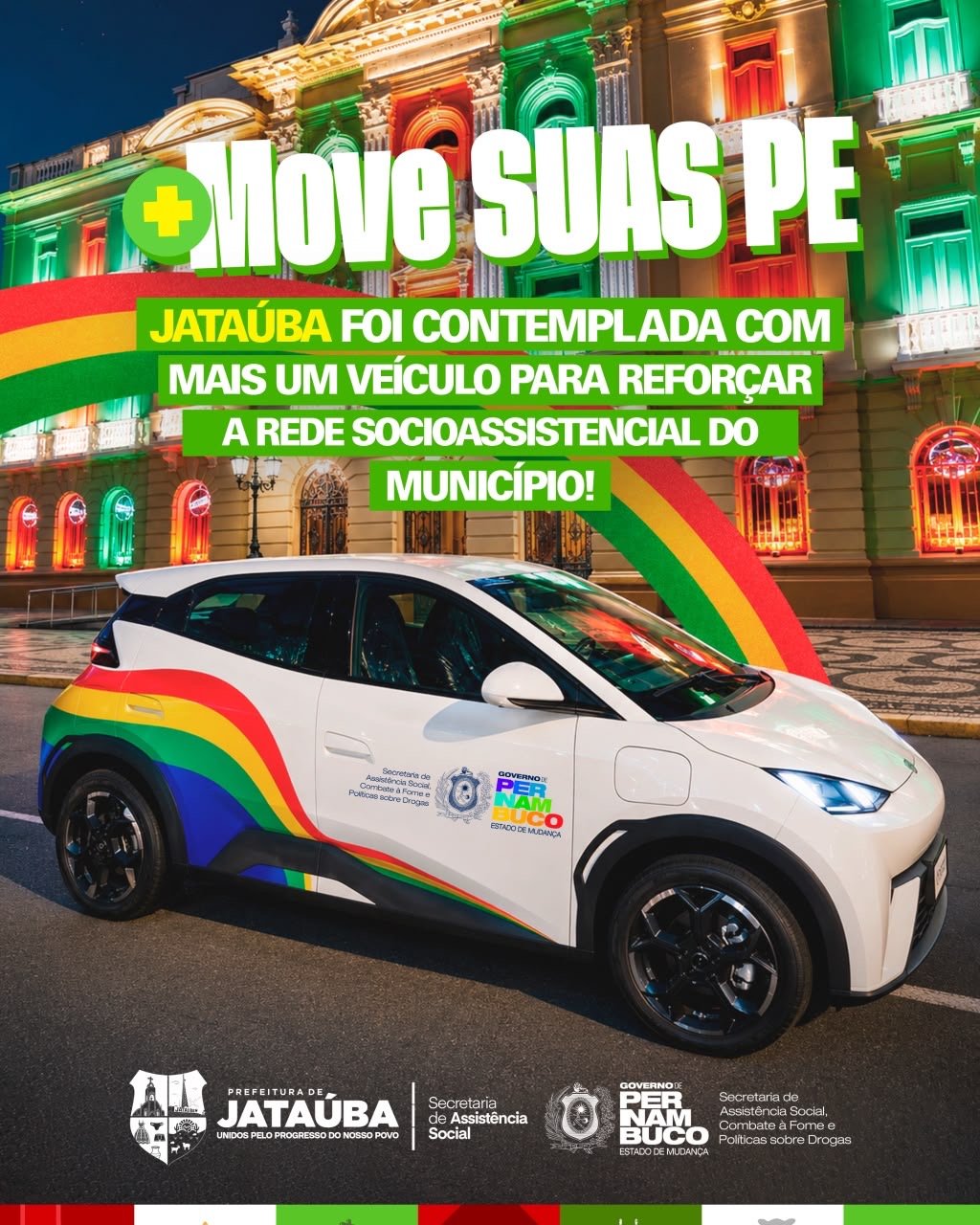 Jataúba foi contemplada com mais um veículo para reforçar a rede socioassistencial do município