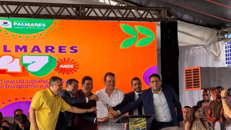 Palmares: Prefeito Júnior de Beto assina ordem de serviço para construção do Hospital Municipal no valor de R$ 23 milhões