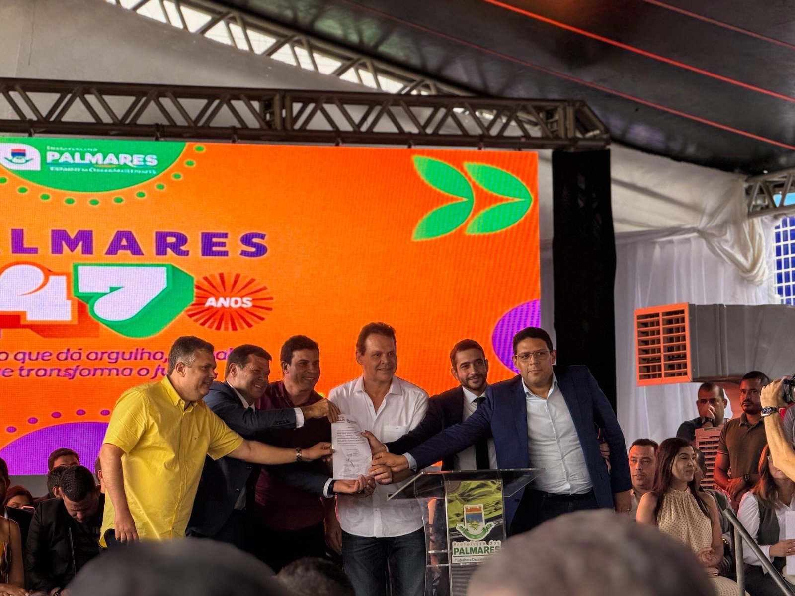 Palmares: Prefeito Júnior de Beto assina ordem de serviço para construção do Hospital Municipal no valor de R$ 23 milhões