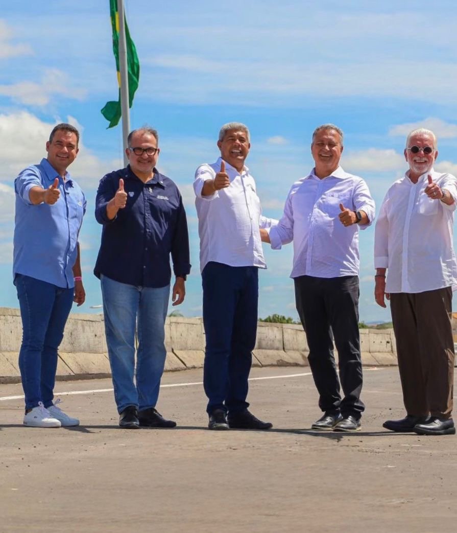 Obra histórica: Prefeito Andrei, Governador Jerônimo e Ministro George Santoro entregam primeira etapa da Travessia Urbana de Juazeiro
