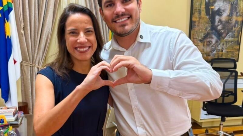 Prefeito Ismael Lira comemora início das obras da estrada do Projeto Brígida após assinatura da ordem de serviço com presença da Governadora Raquel Lyra