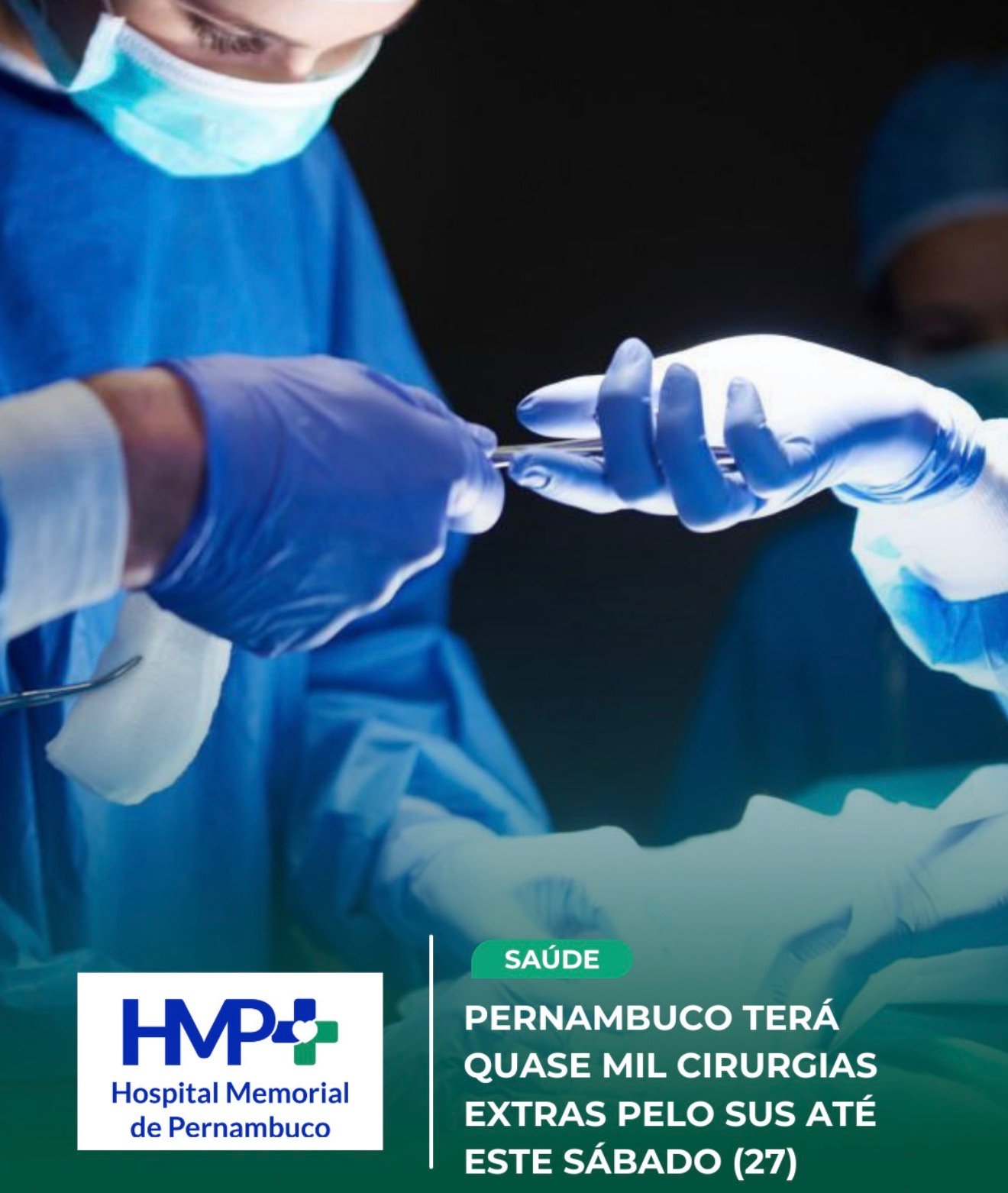 Pernambuco intensifica mutirão de cirurgias pelo SUS com participação do Hospital Memorial de Pernambuco