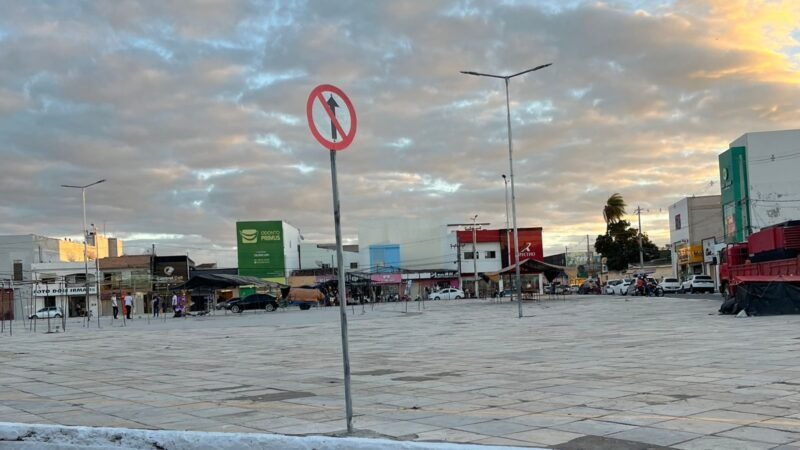 Prefeitura de Ouricuri anuncia mudanças no trânsito da Praça Voluntários da Pátria para melhorar circulação e segurança