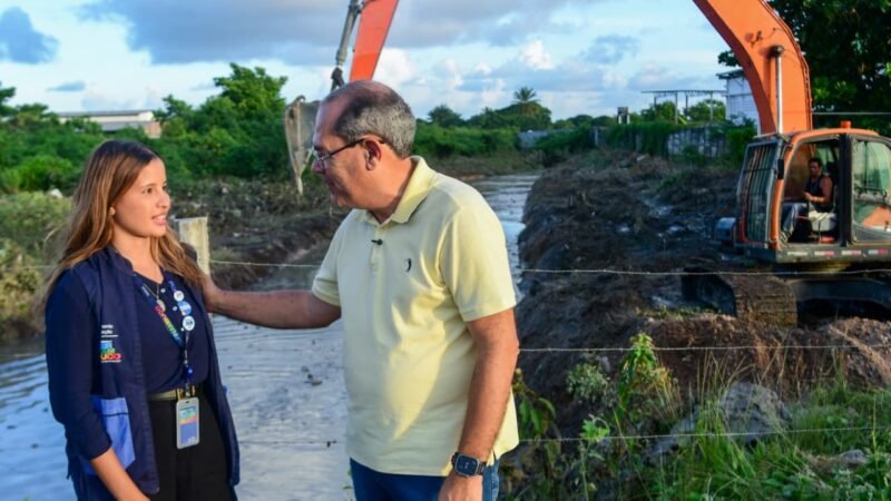 Mano Medeiros reforça Operação Inverno com ações preventivas em canais e no Rio Jaboatão