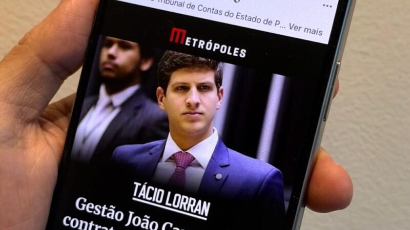 Gestão João Campos tem contratos superfaturados e prejuízo de R$ 16 milhões, diz portal Metrópoles