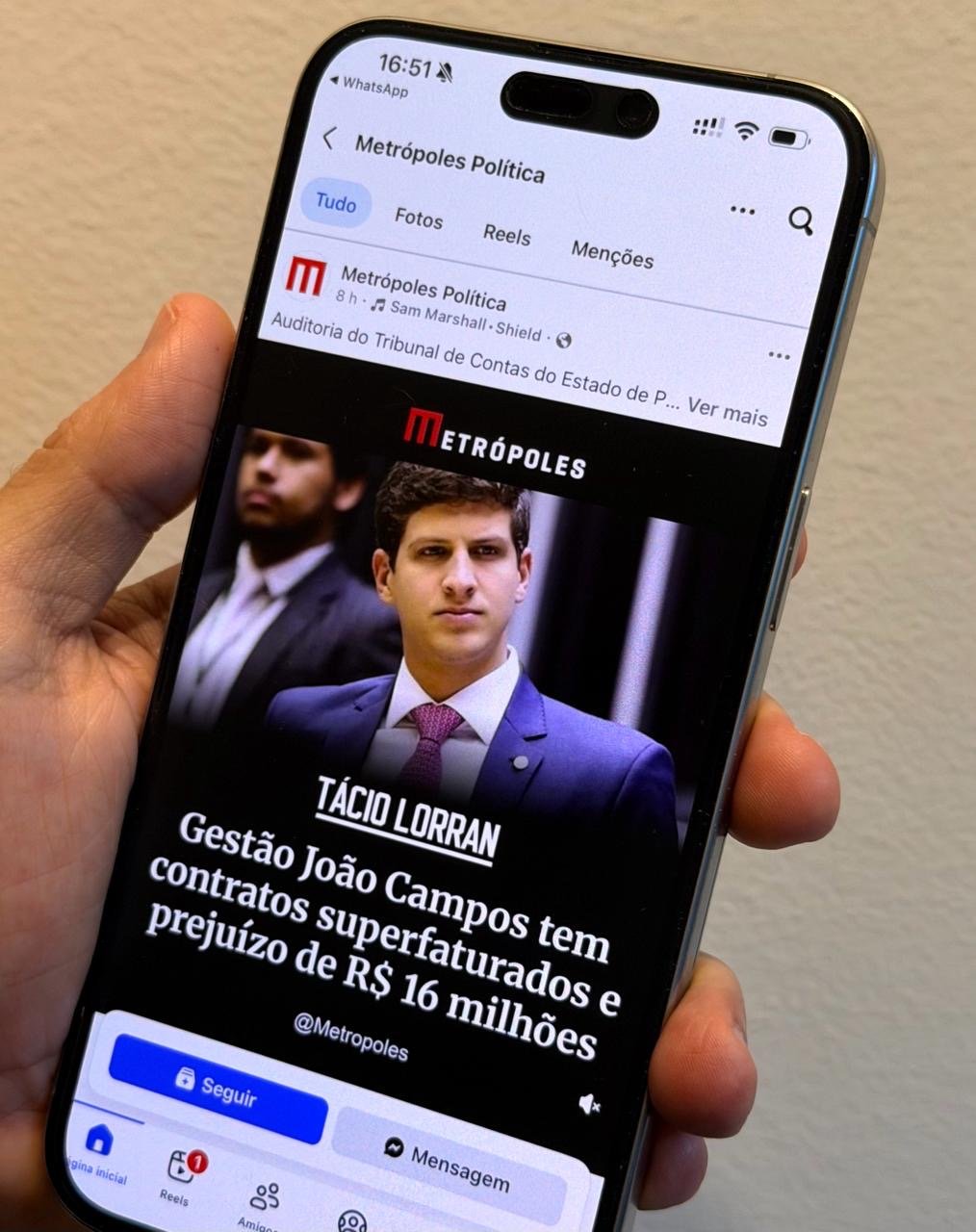 Gestão João Campos tem contratos superfaturados e prejuízo de R$ 16 milhões, diz portal Metrópoles