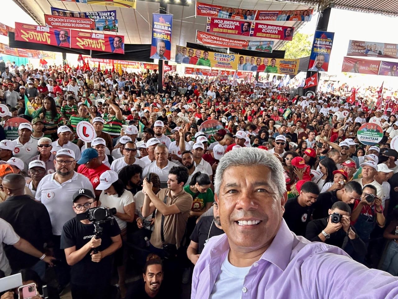 Em Juazeiro, Jerônimo exalta parceria com Andrei e Lula e diz que cidade vive novo ciclo de desenvolvimento