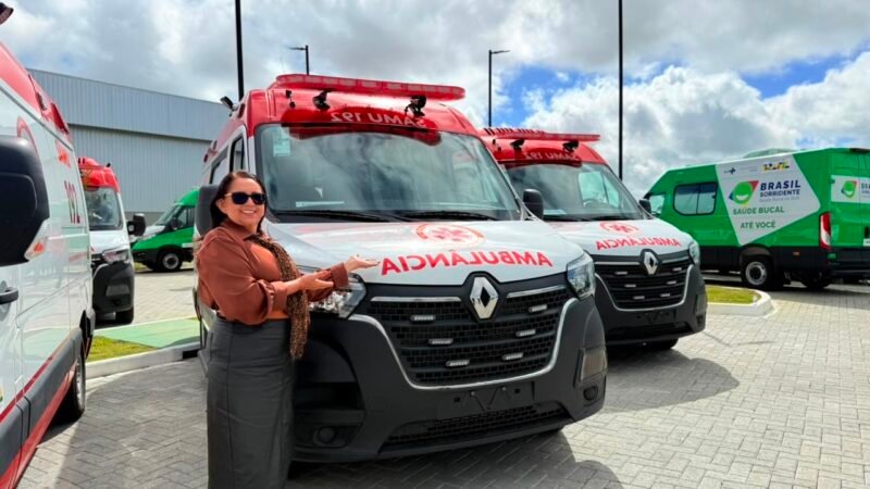 Catende: Dona Graça e senador Humberto Costa conquistam uma nova ambulância do SAMU e reforça atendimento de urgência à população