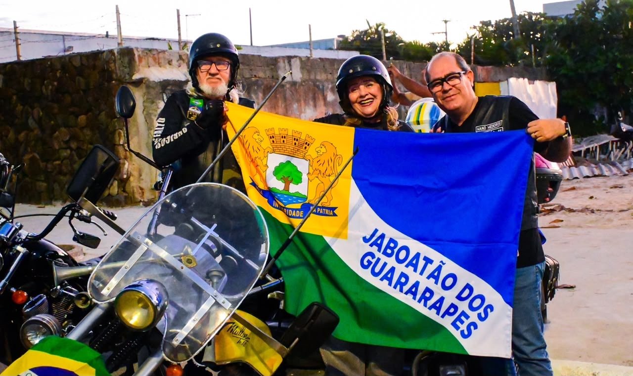 Jaboatão celebra Dia do Motociclista com grande encontro que movimentou a Orla de Piedade