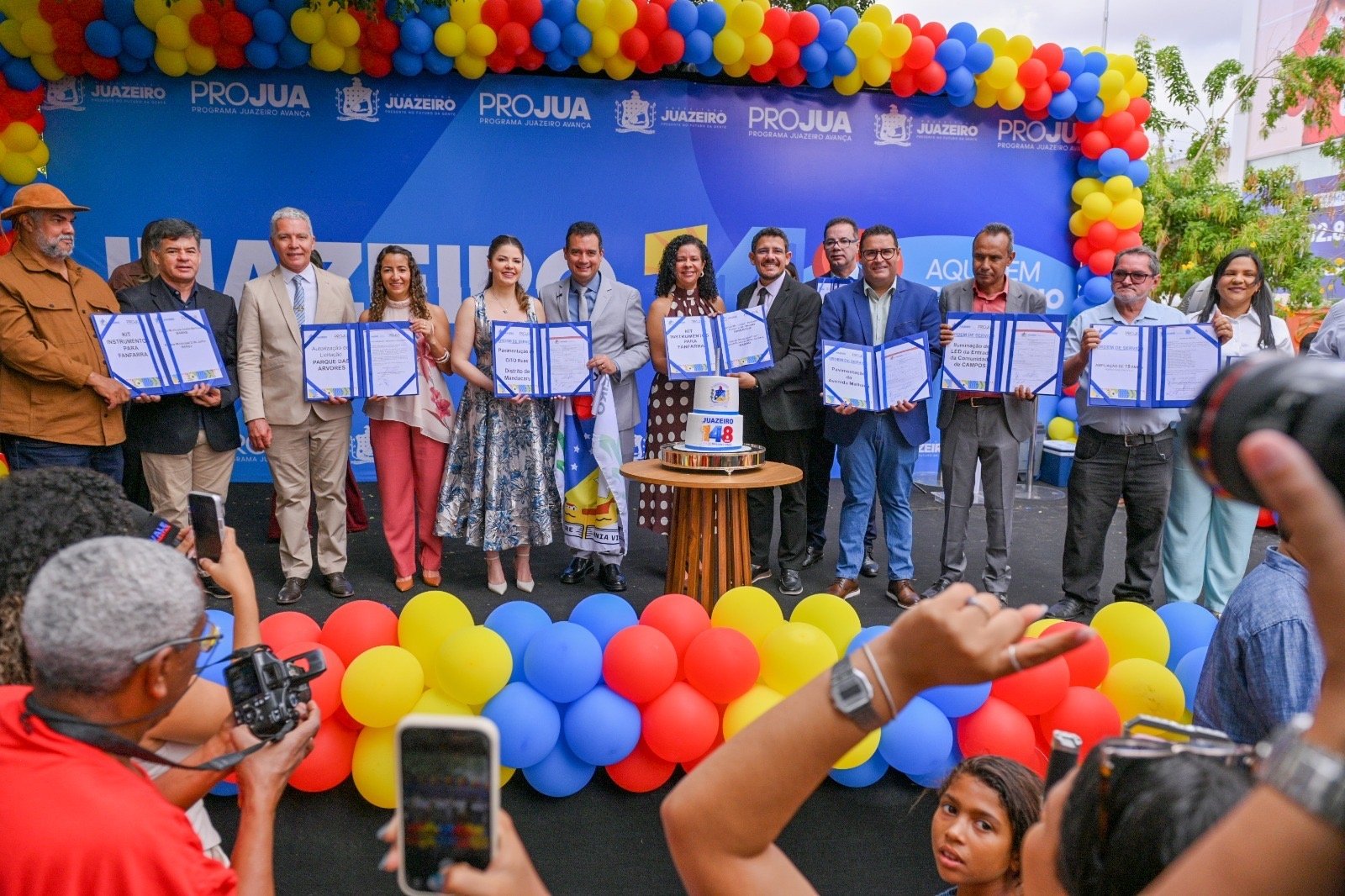 Na festa dos 148 anos Juazeiro Prefeito Andrei anuncia dezenas de obras e inaugurações neste mês, consolidando um novo ciclo de desenvolvimento para o município