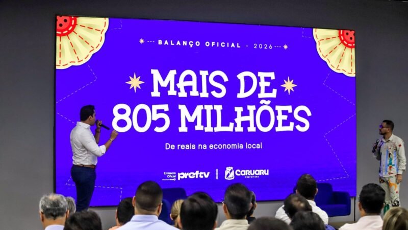 Prefeito Rodrigo Pinheiro apresenta balanço do São João de Caruaru 2026 e celebra resultados históricos