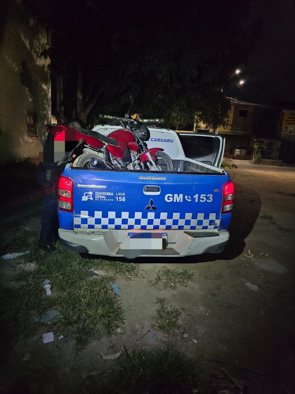 Motocicleta com queixa de roubo é recuperada pela Guarda Municipal de Caruaru
