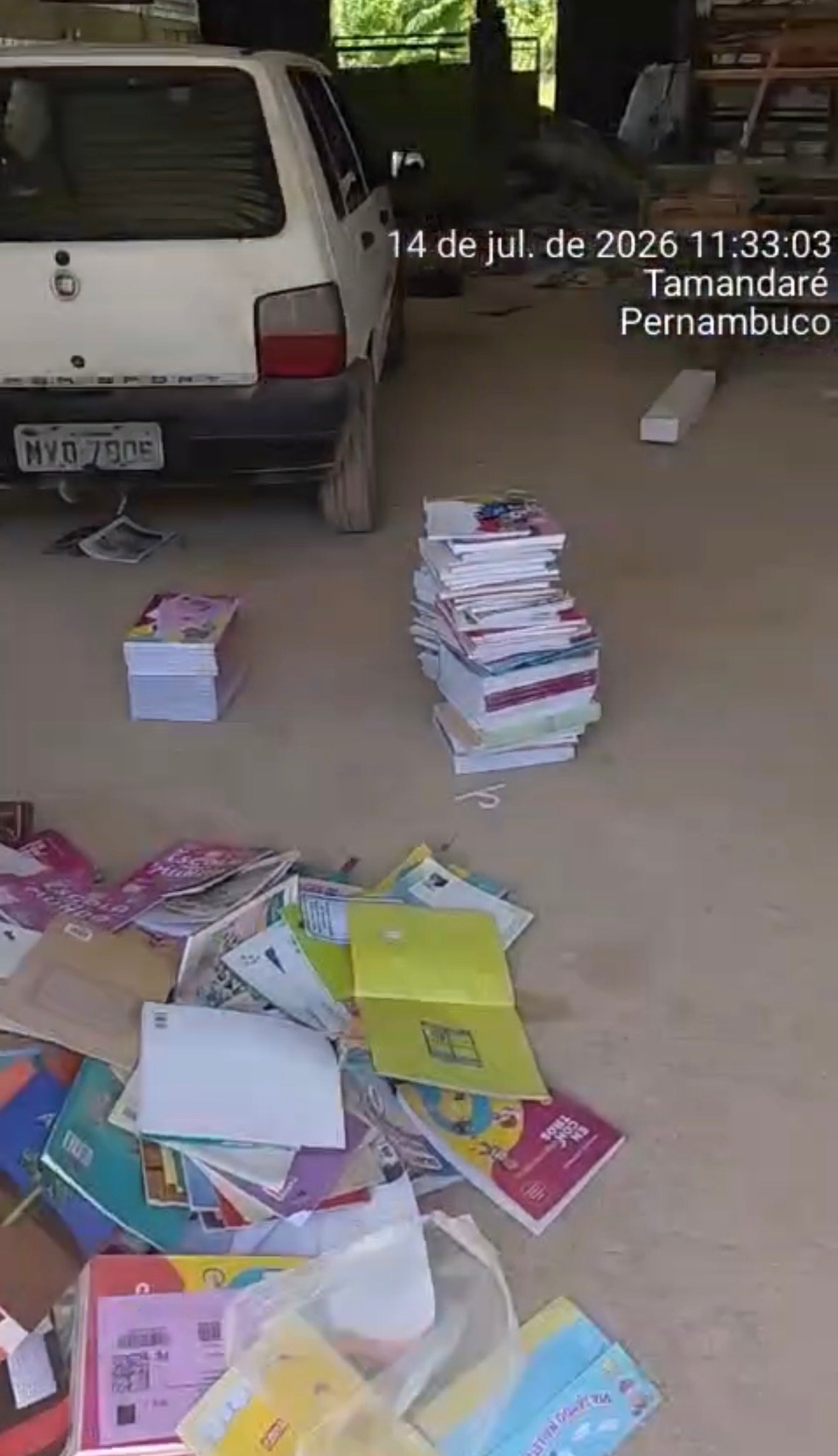 AFRONTA AO TCE E AO MPC-PE: FLAGRANTE DE DESTRUIÇÃO DE PROVAS DE FRAUDE EM TAMANDARÉ!