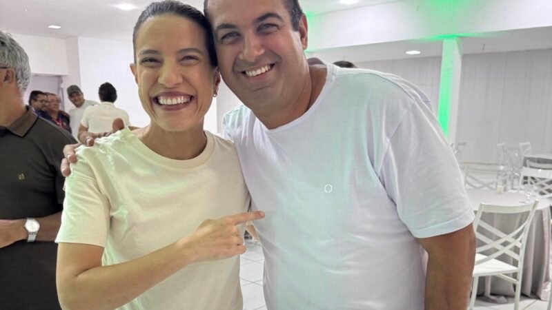 Eder, Raquel Lyra, Antônio Moraes e Guiga se reúnem em grande ato político em Vicência