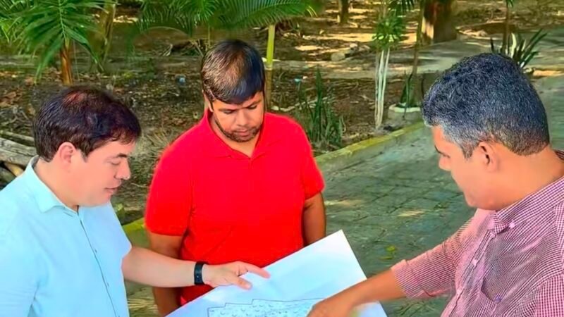 Obras do Parque Ecológico saem do papel em Água Preta e máquinas já iniciam os trabalhos