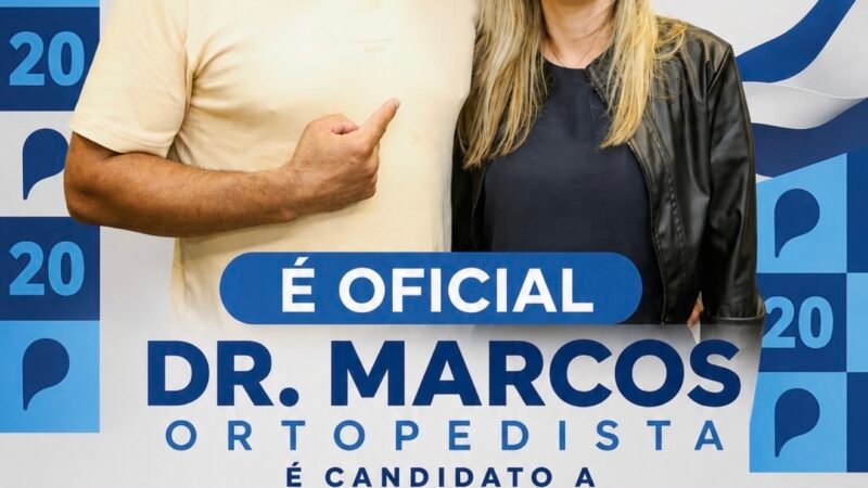 Podemos oficializa candidaturas de Dr. Marcos e Aninha para as eleições de 2026