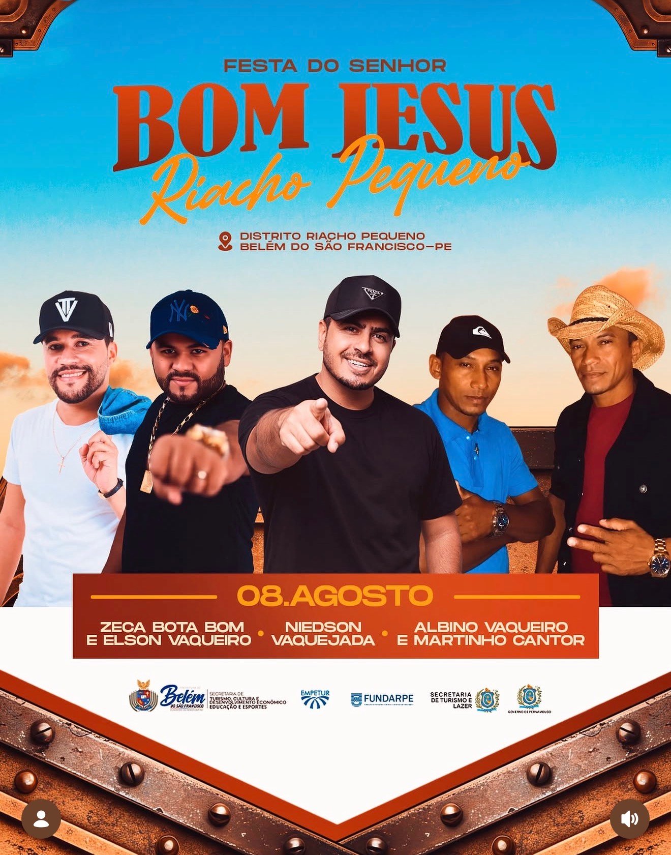 Festa do Senhor Bom Jesus movimenta o distrito de Riacho Pequeno, em Belém do São Francisco, no dia 8 de agosto