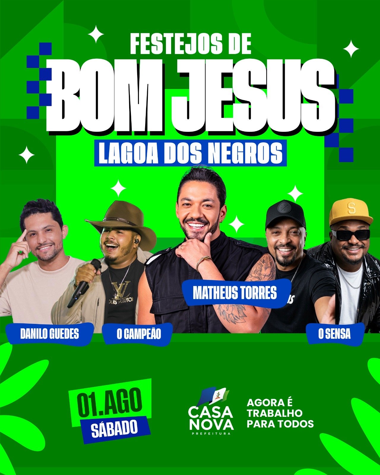 01 de agosto: Lagoa dos Negros celebra tradicional festa do Distrito em Casa Nova