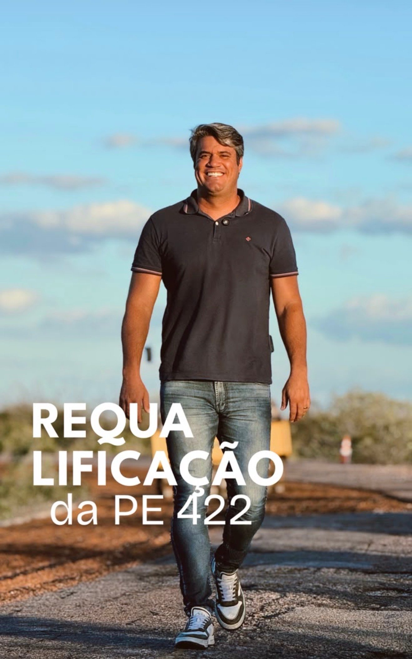 Ex-prefeito Bernardo Maniçoba comemora ações do Governo Raquel Lyra e destaca requalificação da PE-422 em Itacuruba