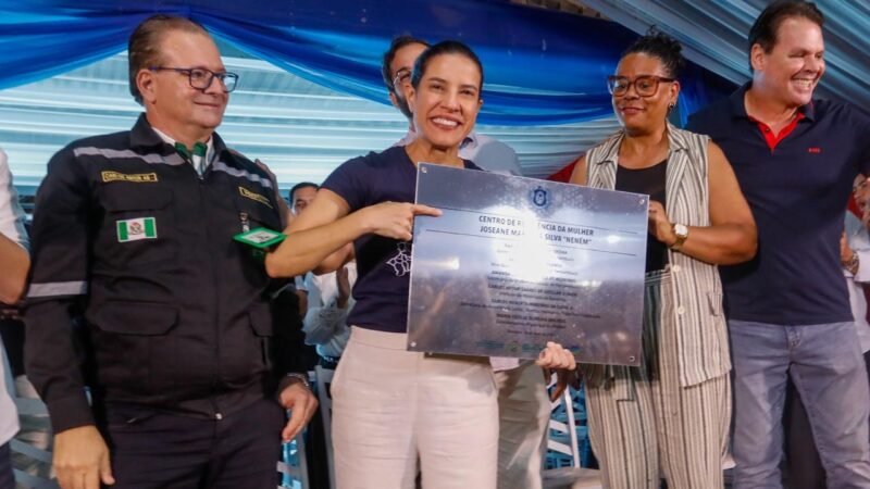 Governadora Raquel Lyra entrega Centro de Referência da Mulher e requalificação asfáltica da Avenida Tibiri em Barreiros