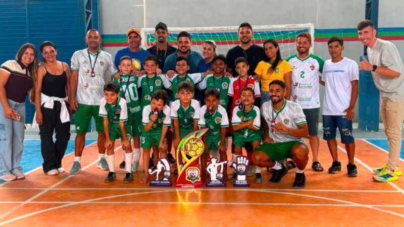 Jataúba tem talentos: Time SUB-10 da Escolinha Paulo Basílio conquista primeiro título